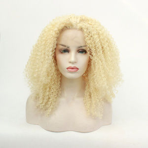 Afro Kinky Curly Blonde Color Wigs for black women